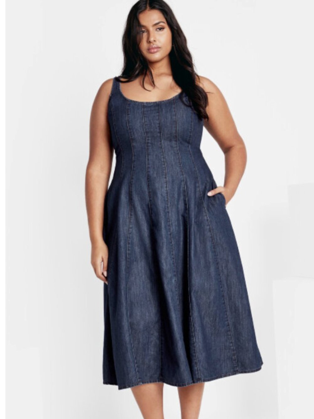 City Chic Dark Indigo Denim Jeans